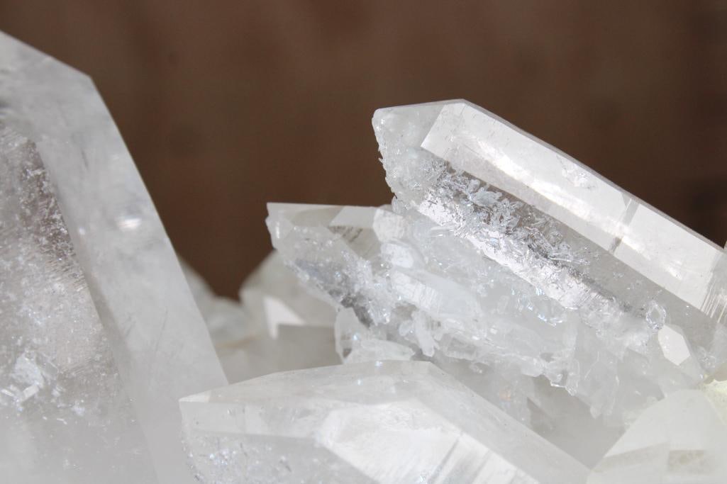 XXL Natural Arkansas CLEAR QUARTZ CRYSTAL Cluster on GREEN CHLORITE Specimen, Weight: 18 lbs - 8