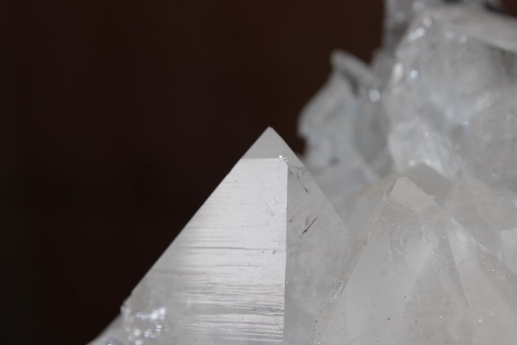 XXL Natural Arkansas CLEAR QUARTZ CRYSTAL Cluster on GREEN CHLORITE Specimen, Weight: 18 lbs - 9