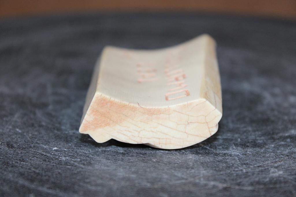 Guillermo Leal, Carved Fossilized MAMMOTH IVORY TUSK of Jesus Christ - 5