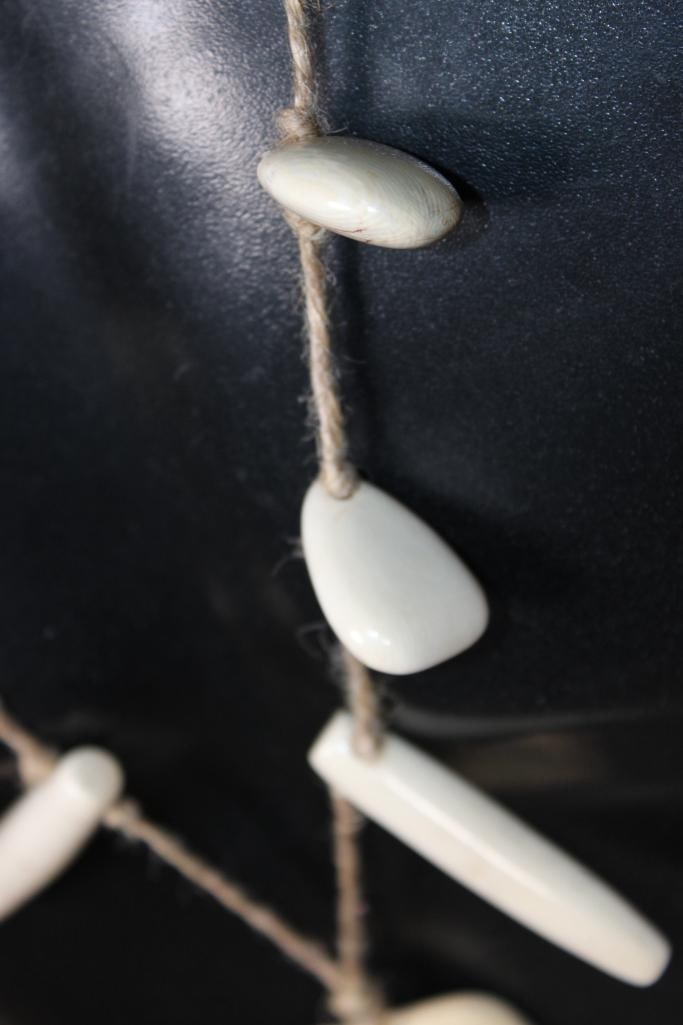 Guillermo Leal, Fossilized MAMMOTH IVORY TUSK Carved KOI or CARP Pendant with MAMMOTH IVORY BEADS - 7