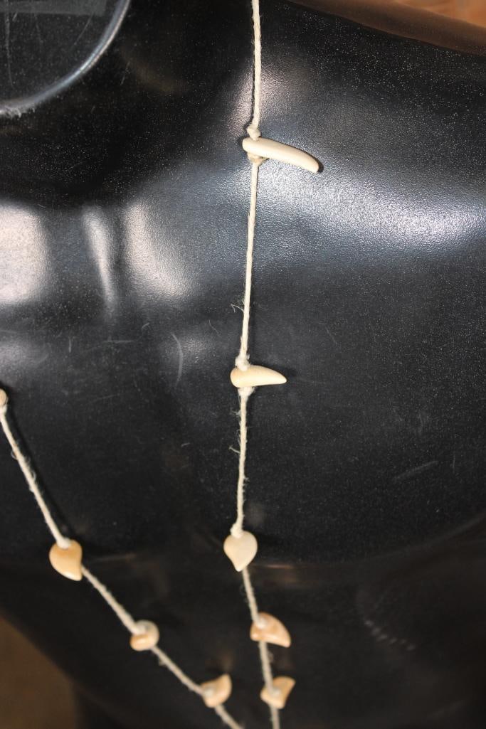 Guillermo Leal, Asian Style Fossilized MAMMOTH IVORY TUSK Carved Hannya Skull Pendant Necklace with - 5