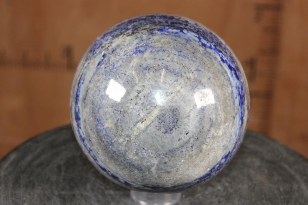 XL Polished BLUE LAPIS LAZULI Mineral Sphere, Weight: 12 lbs - 7
