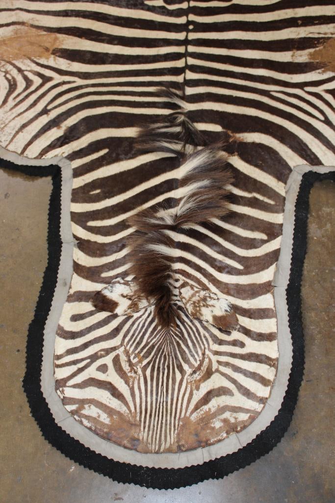 Double Felted ZEBRA HIDE or ZEBRA RUG - 3