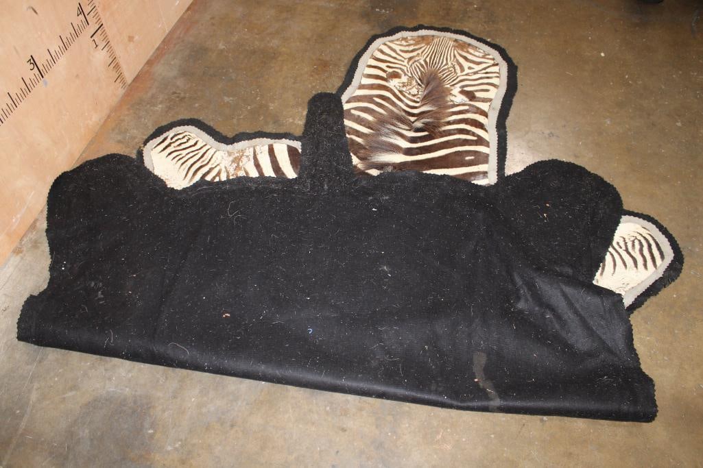 Double Felted ZEBRA HIDE or ZEBRA RUG - 9
