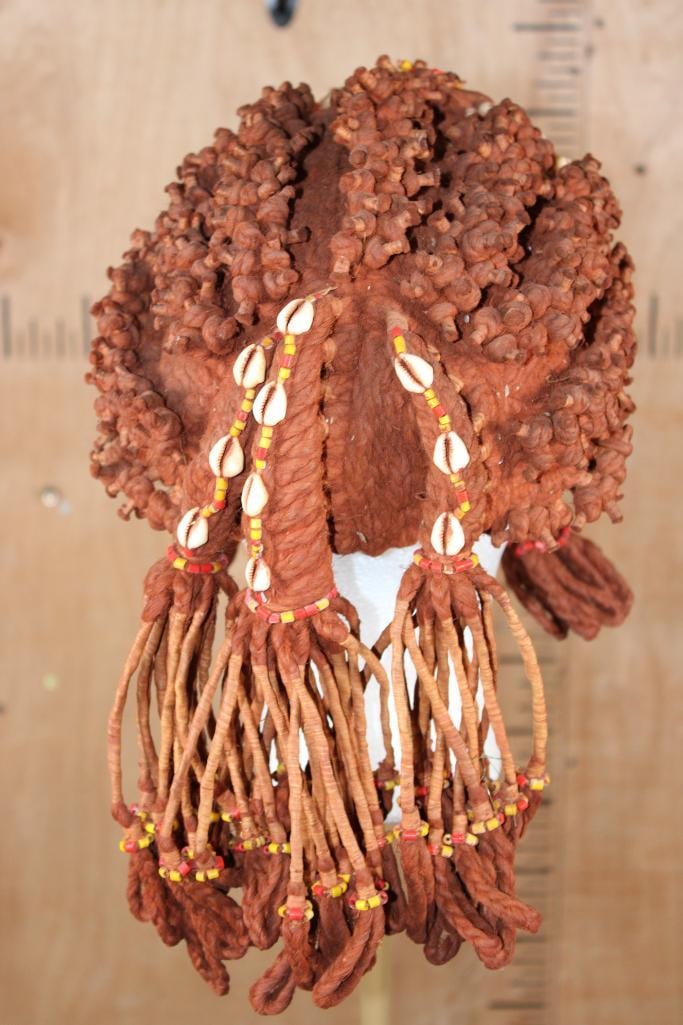 Chokwe MWANA PWO Mask from Central Africa with Cowrie Shells - 4