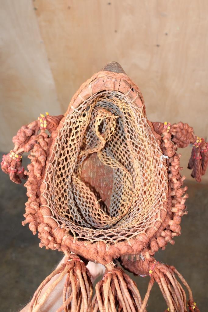 Chokwe MWANA PWO Mask from Central Africa with Cowrie Shells - 5