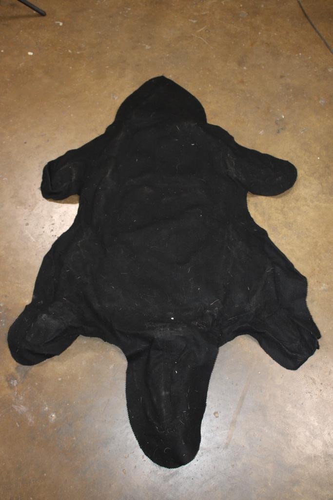 RACCOON Hide or RACCOON Rug with Felted Backing - 7