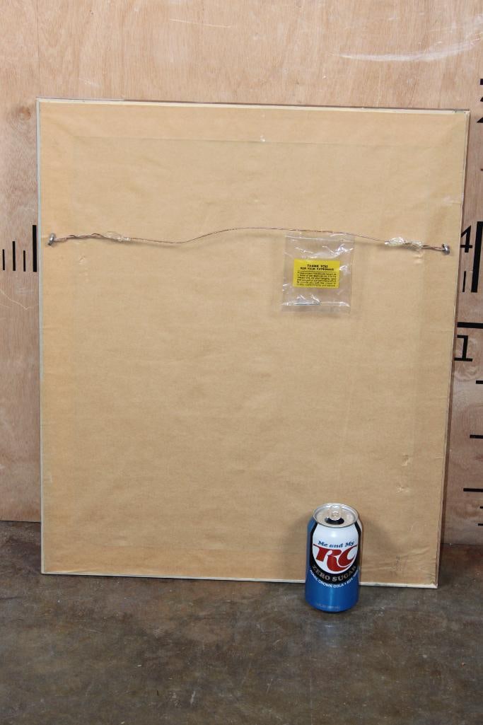 "Lone Watcher" Art Print by Don Edwards in a Wood Frame - 4