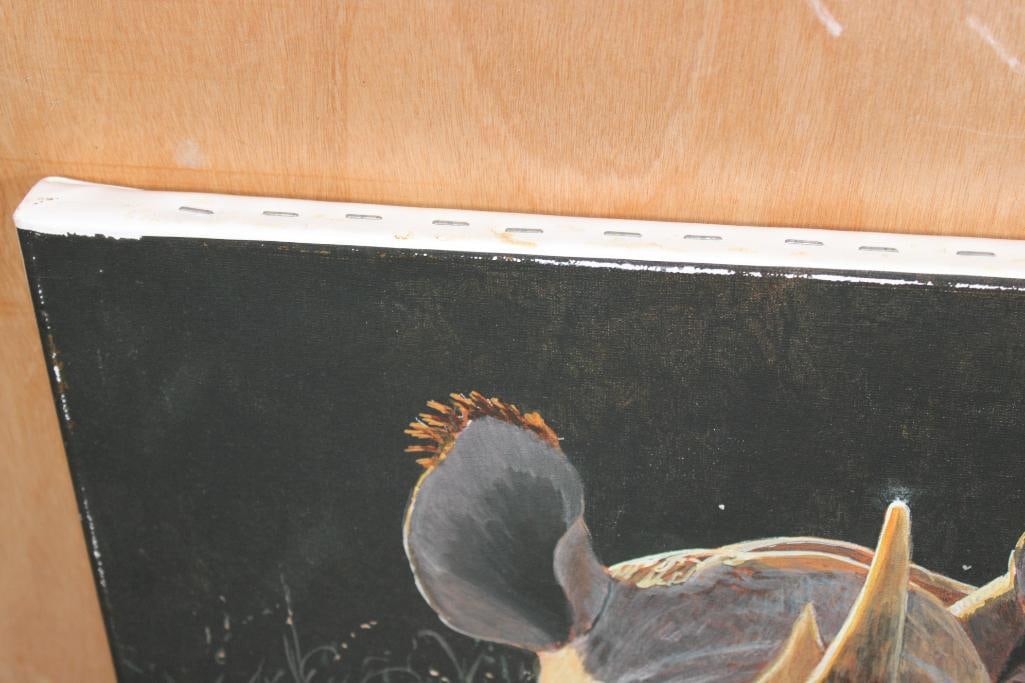 RHINOCERAS Canvas Print Signed and Numbered by Jan Martin McGuire - 7