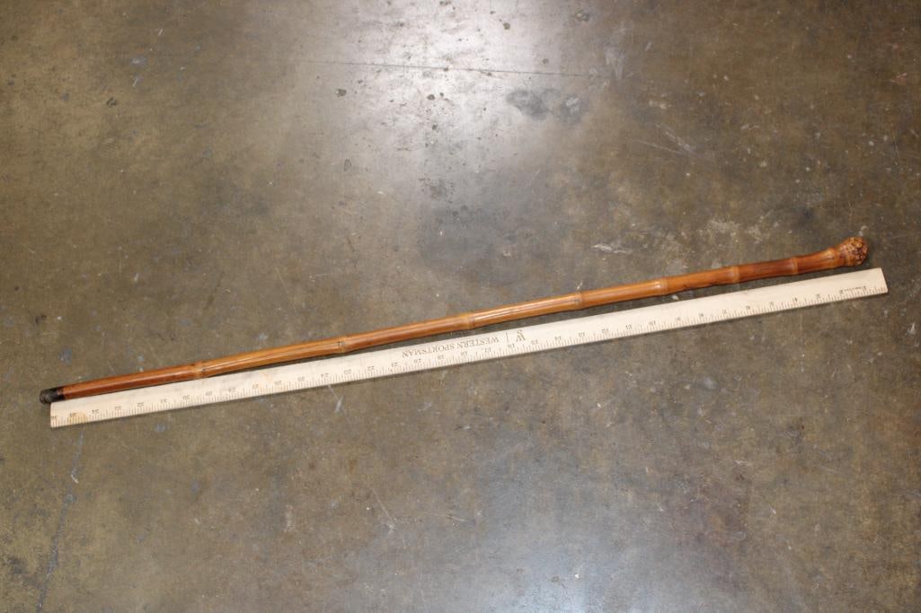 Hand-made Bamboo CANE from JAPAN with Japanese Characters - 5