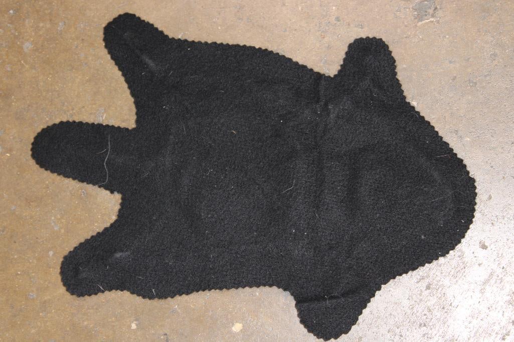 PRAIRIE DOG Hide or Rug with a Felted Backing - 3