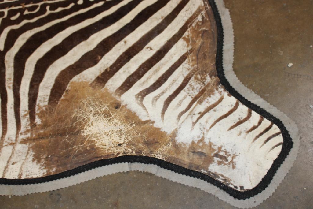 Double Felted ZEBRA HIDE or ZEBRA RUG - 6