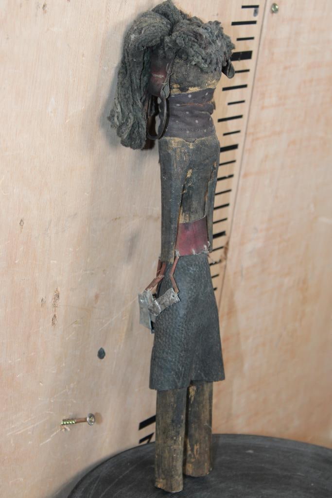 Hand-carved Wood Fertility DOLL from the Turkana People of Africa - 2