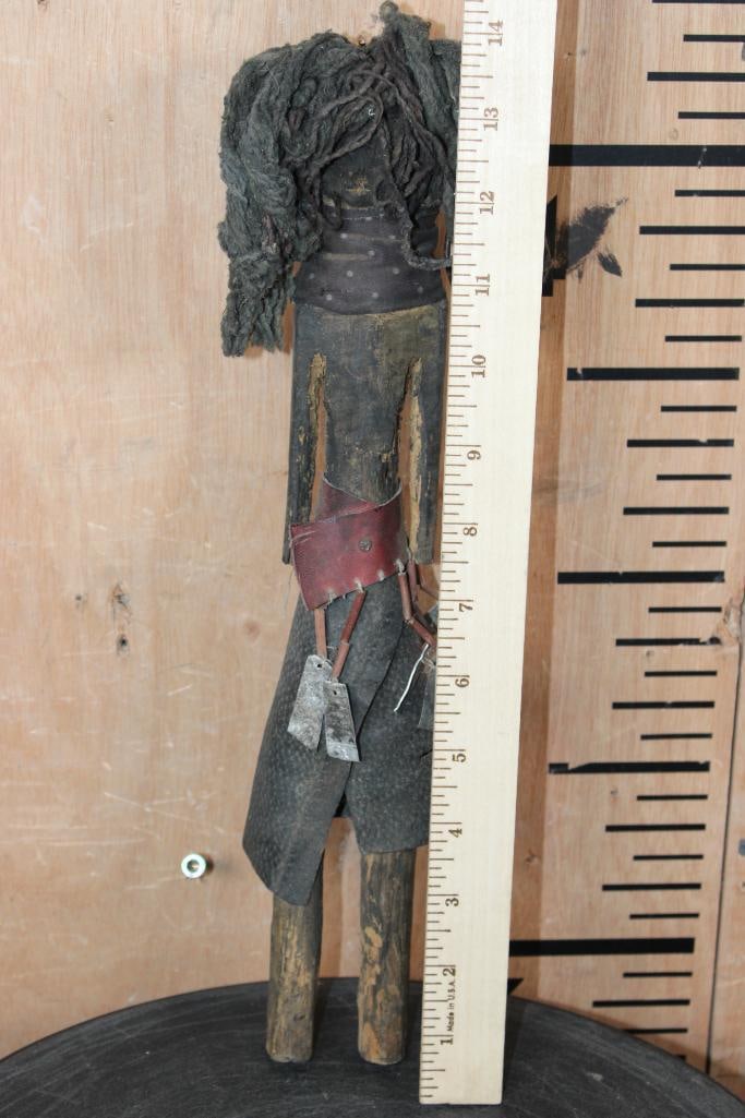 Hand-carved Wood Fertility DOLL from the Turkana People of Africa - 7