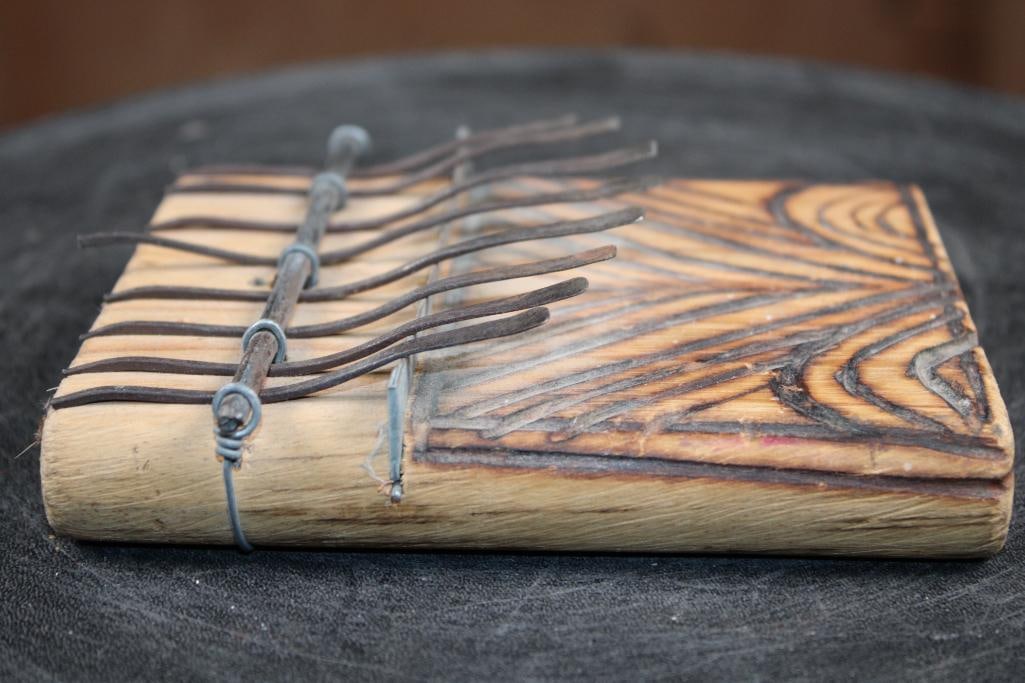 Hand-carved African KALIMBA, Mbira, or "Thumb Piano" - 3