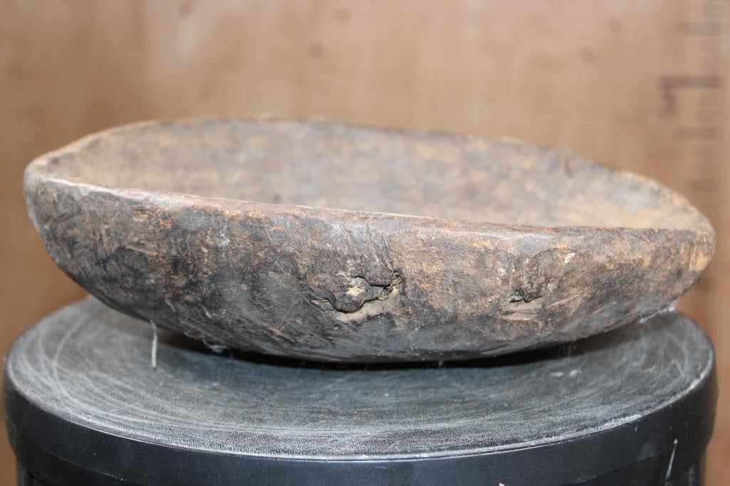 Very Old Hand-carved African Wood BOWL - 4