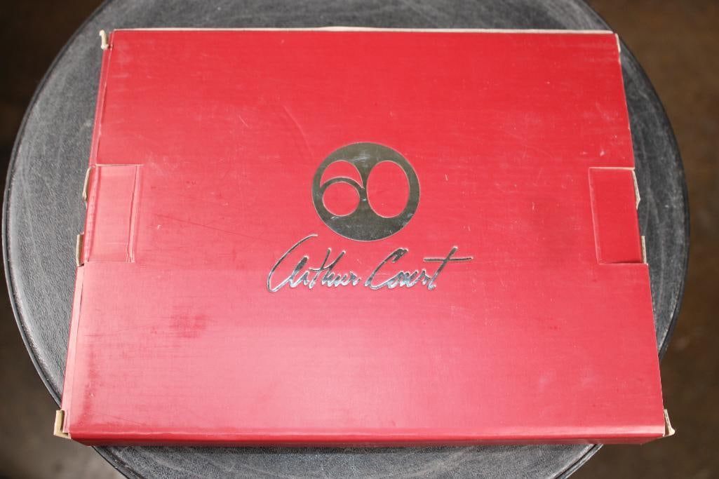 *New in Box* 2013 Arthur Court Serving Tray with an Elephant Relief Scene - 5