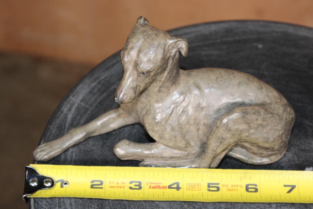 Bronze GREYHOUND Sculpture signed Tucker Bailey and Numbered 11/25 - 6