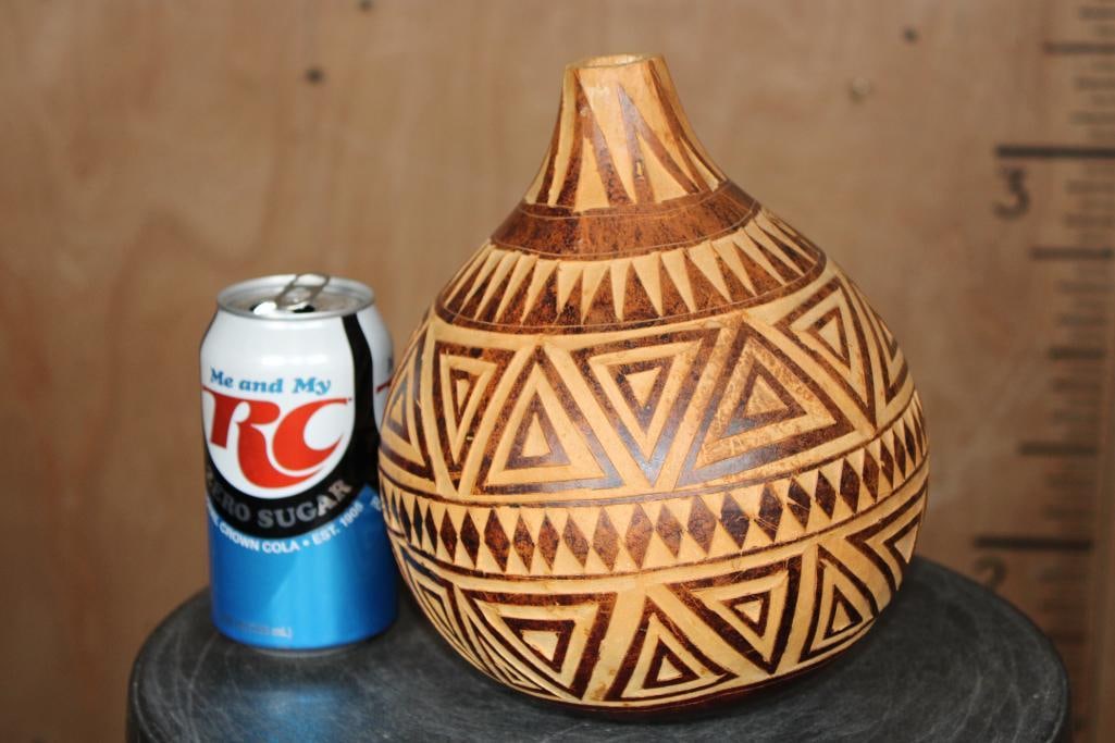 Decorative African CALABASH GOURD - 2
