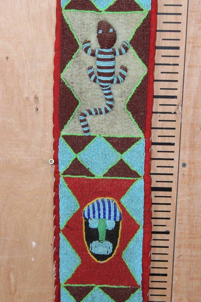 African YORUBA Beaded Sash or Panel from Nigeria - 3