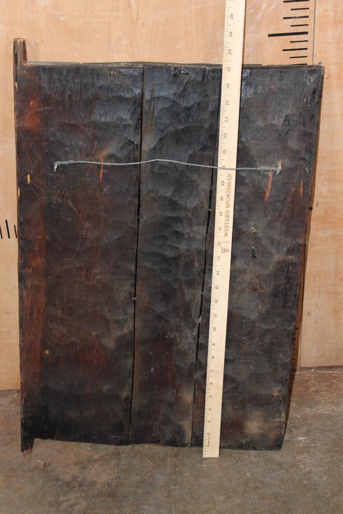 Ornate Hand-carved West African Indigenous Wood Dogon Granary DOOR from Mali - 7