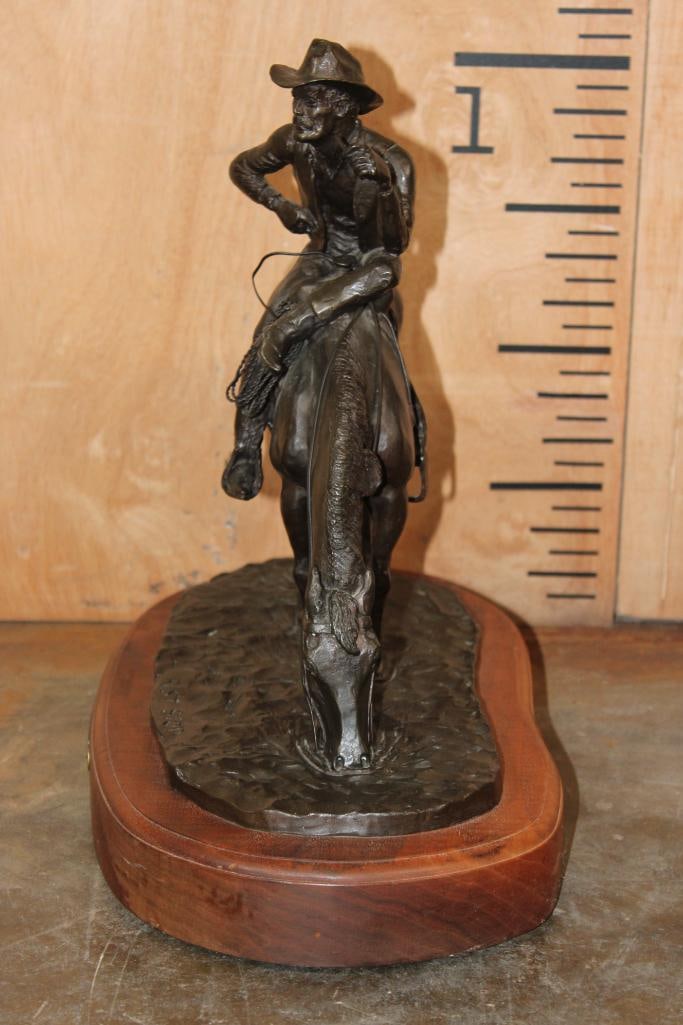Original "Rest Stop" 1978 Bronze Sculpture #19/30 by Don Bowen - 7