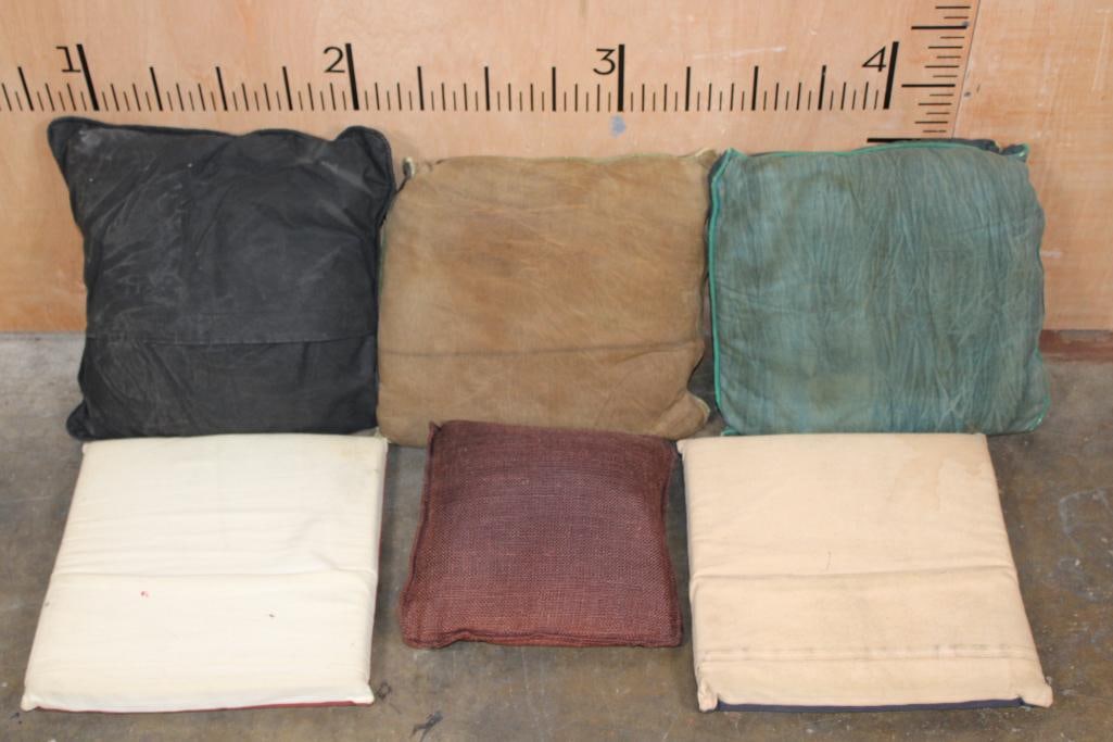 (6) African Batik Fabric PILLOWS - 7