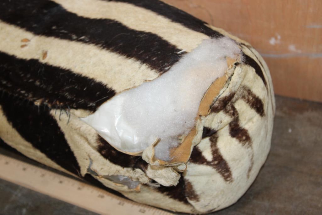 (3) ZEBRA Hide PILLOWS - 4