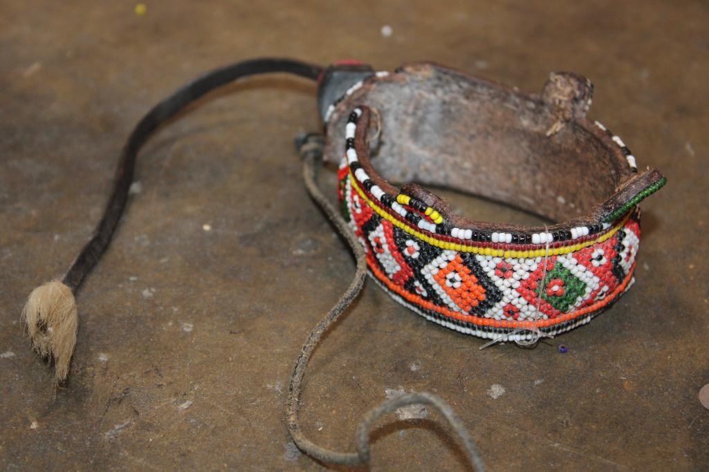 (3) Beaded Maasai NECKLACES and (1) Maasai BRACELET - 2