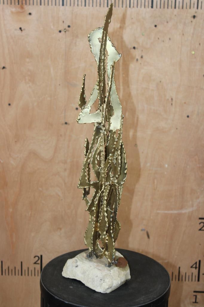 1968 Brutalist Steel Sculpture by artist Sigi Munk - 2