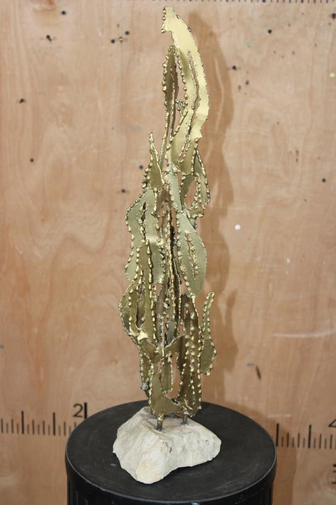 1968 Brutalist Steel Sculpture by artist Sigi Munk - 3