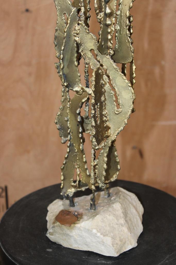 1968 Brutalist Steel Sculpture by artist Sigi Munk - 5