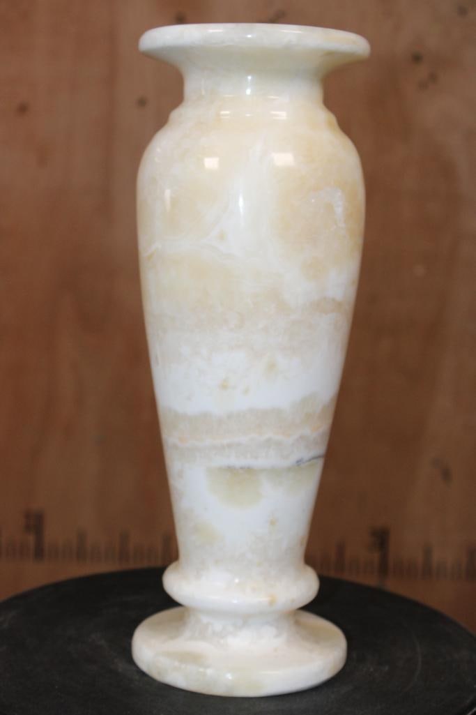 Large Alabaster or Egyptian Marble VASE - 5