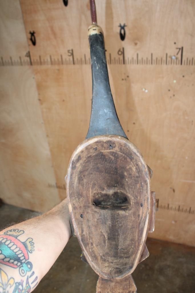 Old Traditional Hand-carved GURO MASK from the Ivory Coast, West Africa - 4