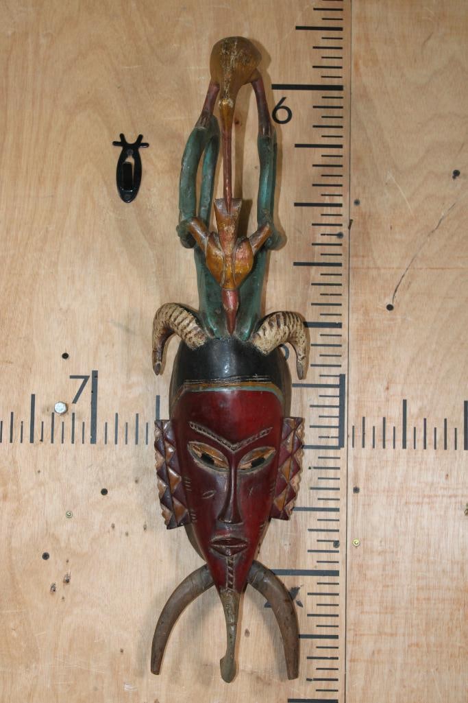 Old Traditional GURO MASK from the Ivory Coast, West Africa - 5
