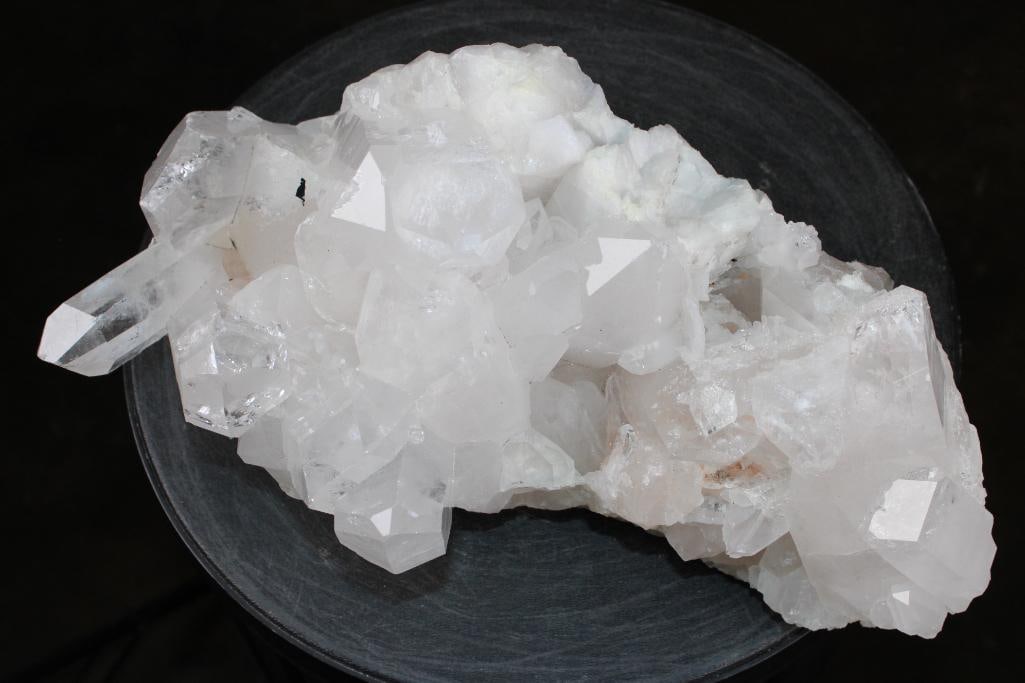 XXL Natural Arkansas CLEAR QUARTZ CRYSTAL Specimen, Weight: 15 lbs: XXL Natural Arkansas CLEAR QUARTZ CRYSTAL Specimen. It measures 12" Long x 7" Wide x 6" Tall and the Total Weight is 15 lbs 4 oz. Arkansas is world-renowned for its mined quartz crystals, especia