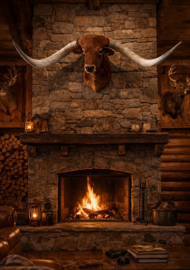 Huge TEXAS LONGHORN Shoulder Mount with a Big Texas Twist (1 of 16)