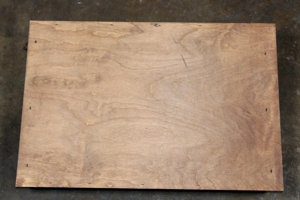 Winchester Horse and Rider Wood Serving Tray with Iron Handles - 4