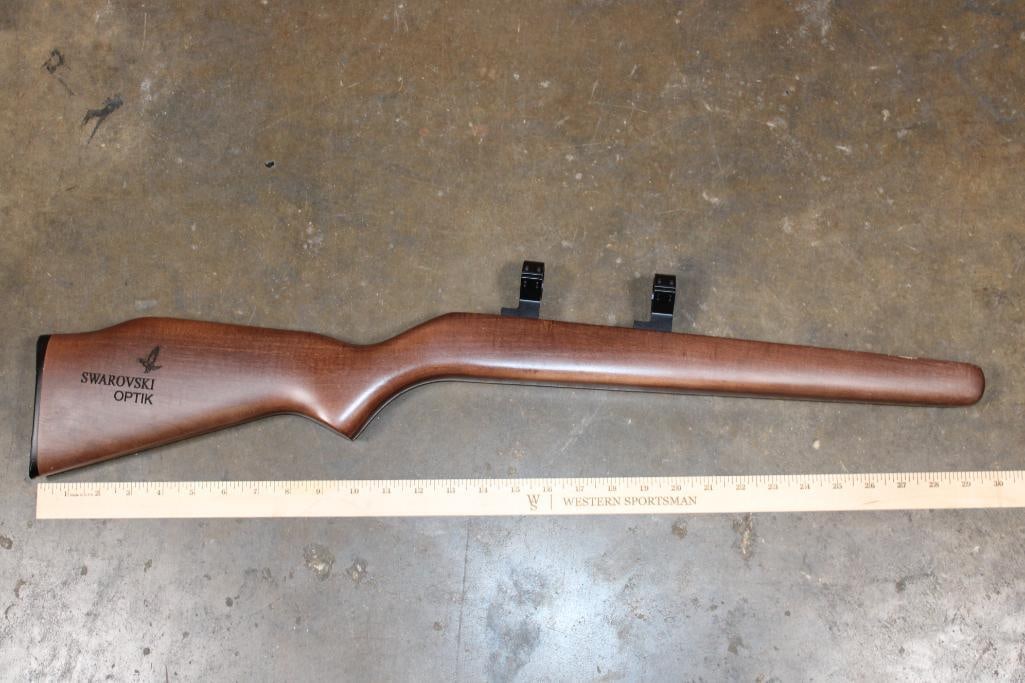 Swarovski Optic Wood STOCK for a Scope Display. For Gun Store or Dealer Use - 2