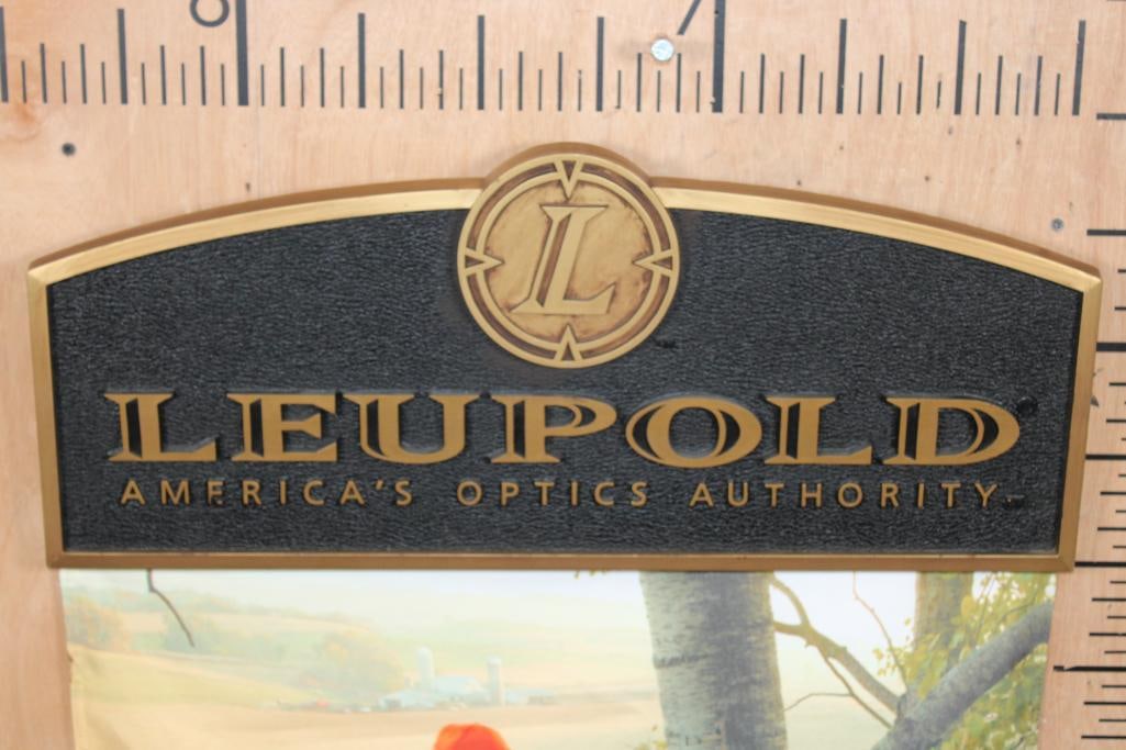 Leupold "America's Optics Authority" Display Sign with a Fabric Banner - 2