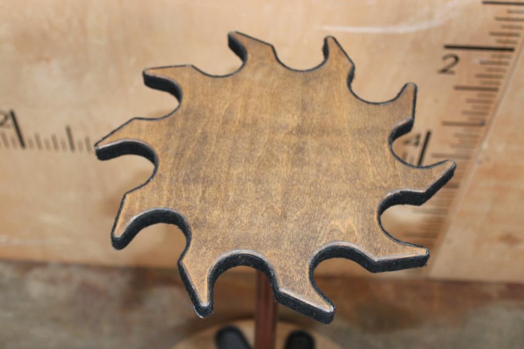 Rush Creek Creations Adjustable Height Rotating 12 GUN STORAGE RACK - 4