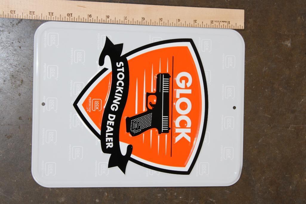 Metal Glock "Stocking Dealer" Sign - 2