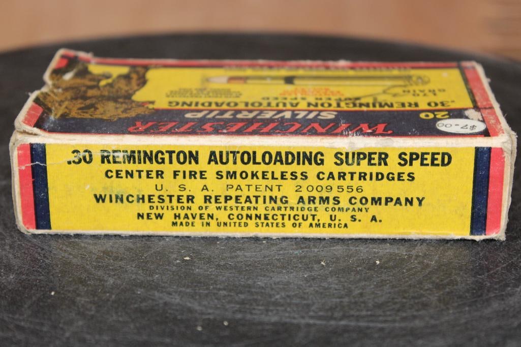 Full Box of (20) Winchester Silver Tip .30 Remington RIFLE AMMUNITION - 4