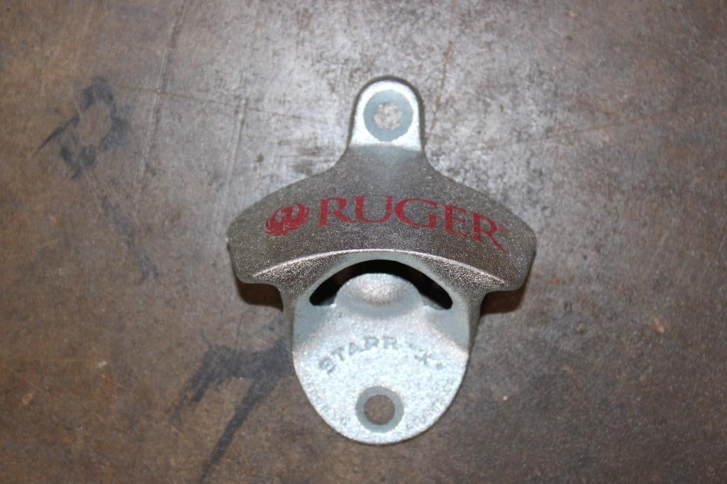 Ruger Vintage Wooden Storage Box with Ruger Wall-mounted Bottle Opener - 2