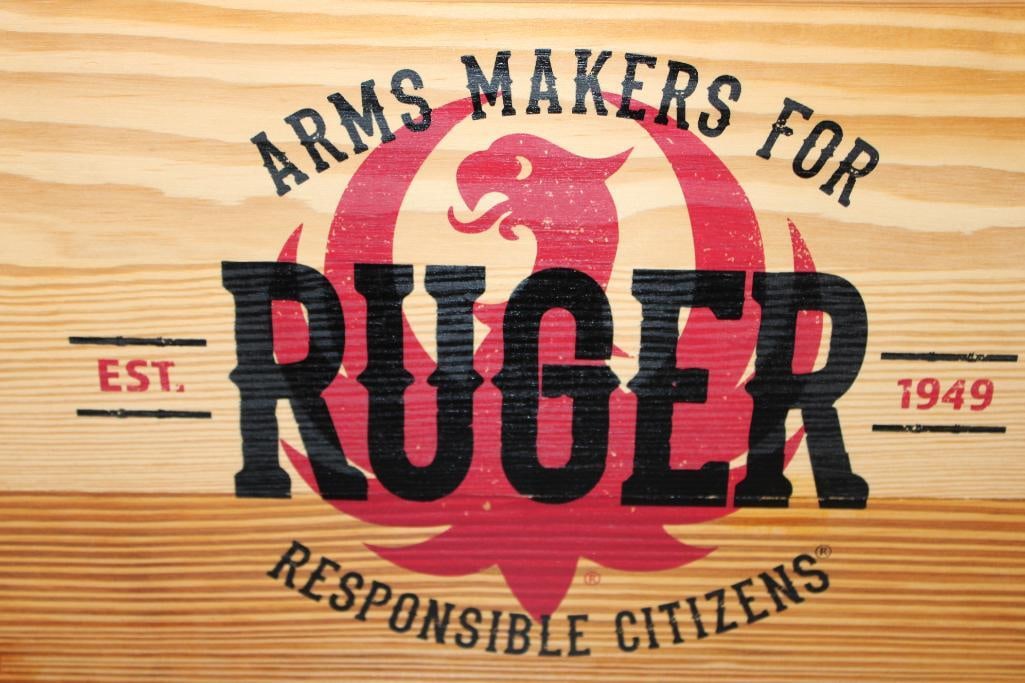 Ruger Vintage Wooden Storage Box with Ruger Wall-mounted Bottle Opener - 4