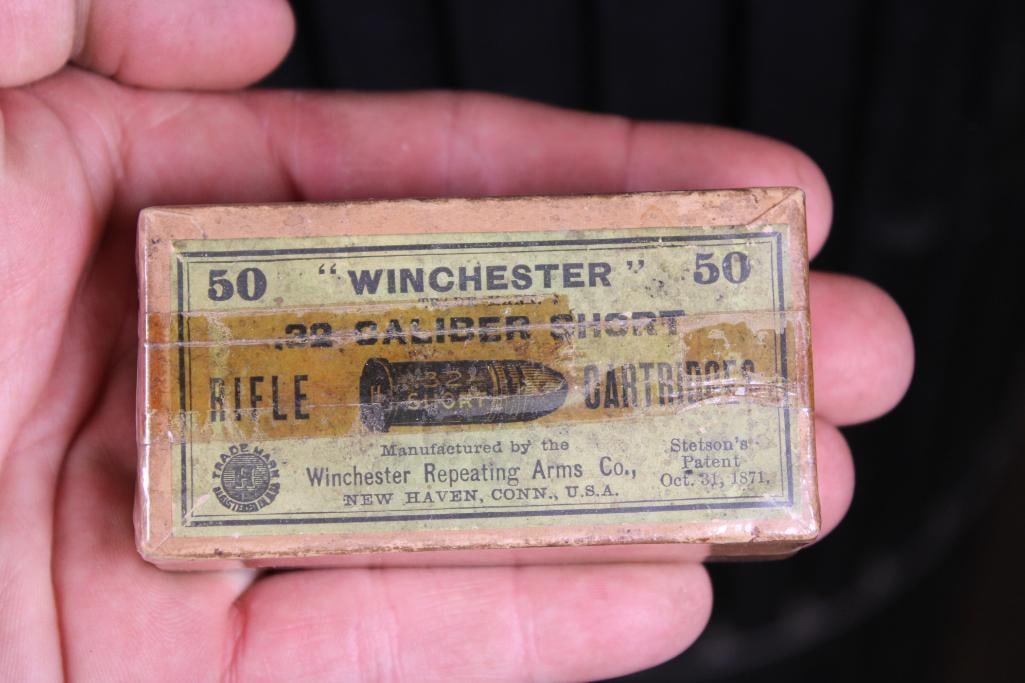 *Old and Rare* Full Sealed Box of Winchester .32 Caliber Short 50 Rounds - 7
