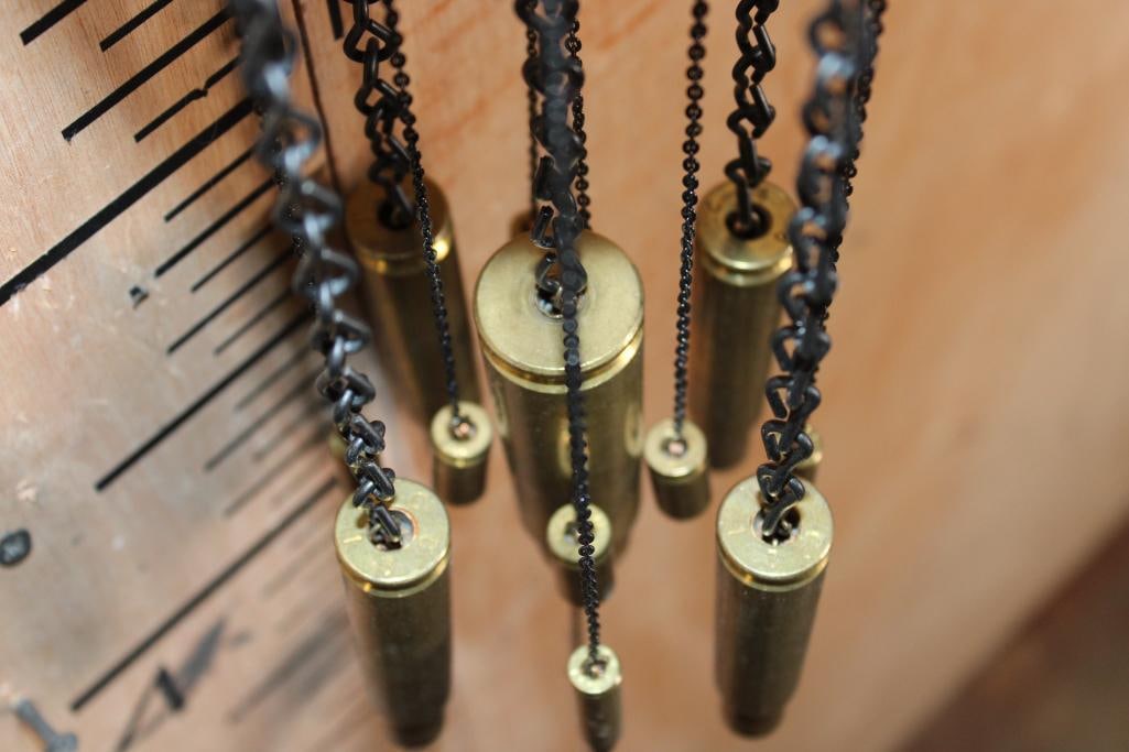 NRA High Caliber WIND CHIMES with Brass Casing or Shells - 4