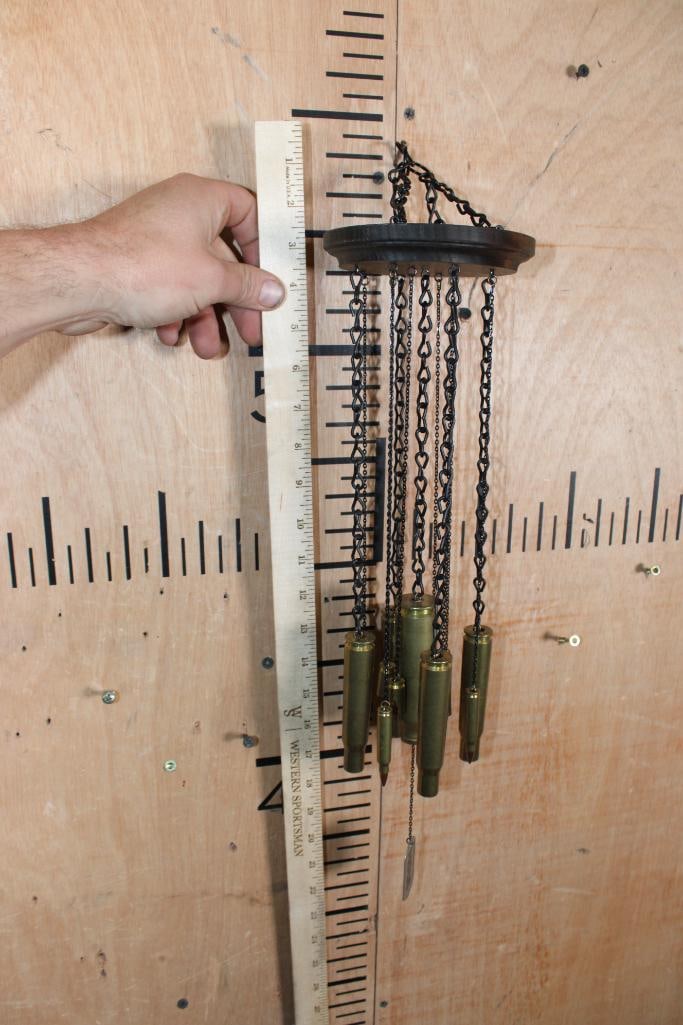 NRA High Caliber WIND CHIMES with Brass Casing or Shells - 7