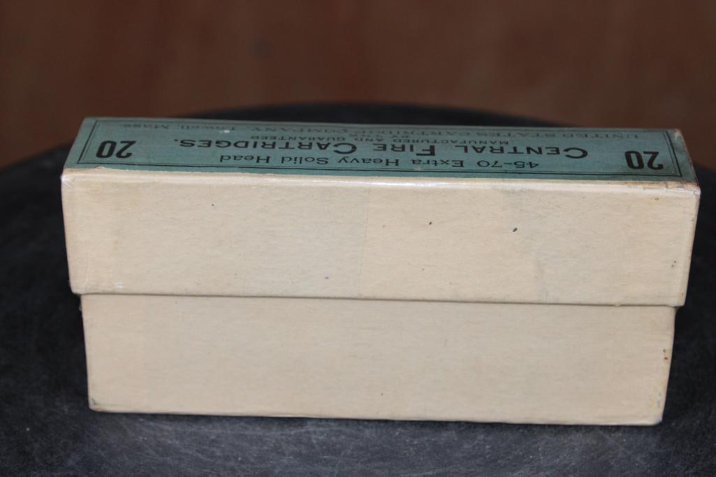 *Antique* Full Box of 20 United States Cartridge Company 45-70 CENTRAL FIRE CARTRIDGES - 6