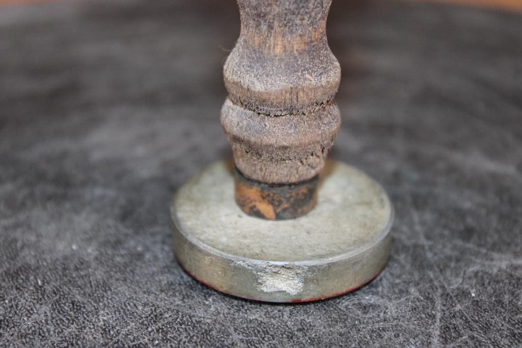 Original WWII German Stamp "Waffen SS 3. P-3 division Toetnkopf" with a Skull and Crossbones - 7